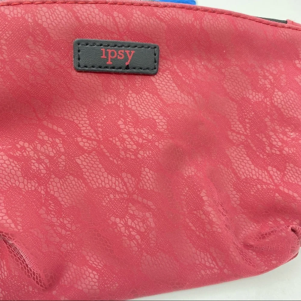 Lot of 6 IPSY Bags Sherpa, Masquerade, Lace Bat, Neon